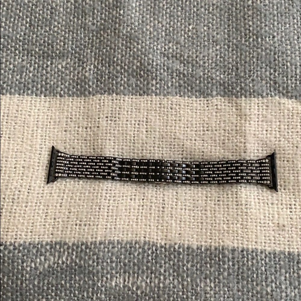 Apple Watch Band Black with Rhinestones Stainless